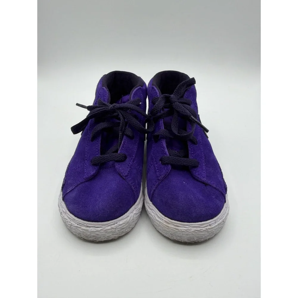 Nike Blazer Mid Purple Black 549551-502 Kids Size 8C Pre-Owned No Box